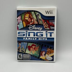 Disney Sing It Family Hits Nintendo Wii TESTED